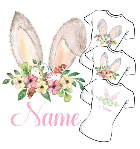 Easter bunny ears - ears, t-shirt