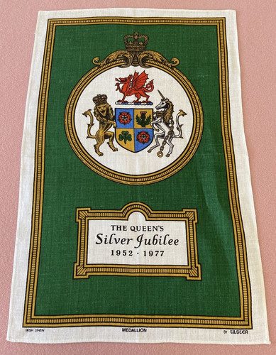 Vintage ulster irish linen - vintage, tea