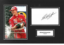 Michael Schumacher Signed 12x8