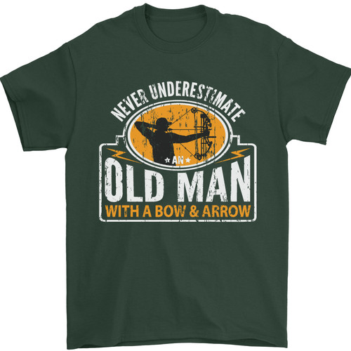 Old man with - old, arrow