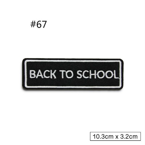 Words slogan embroidered - words,