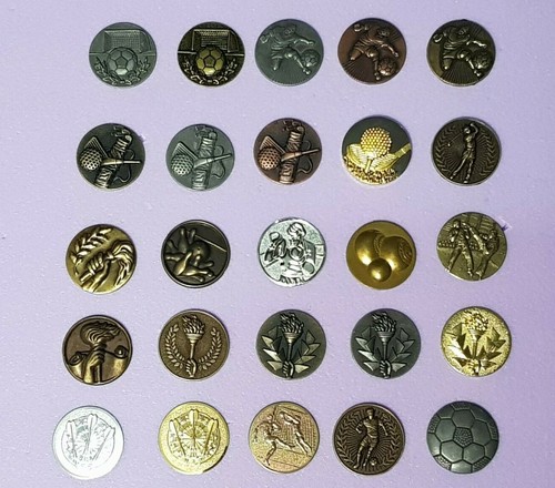 Metal trophy medal centres - medal,