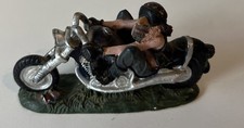 Vintage Hells Angel On Chopper Motorbike 1997 Resin Vgc 