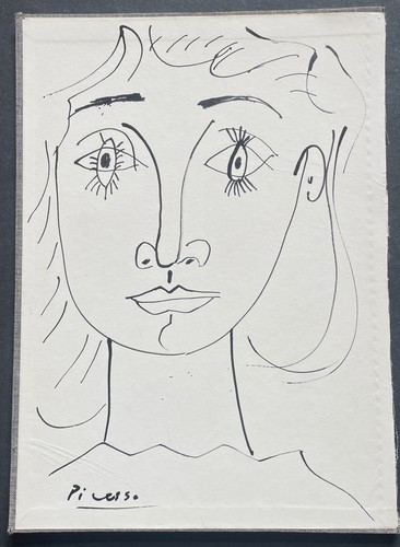 Picasso drawing original hand - drawing,