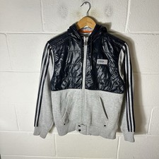 Adidas Hoodie Mens Small Grey