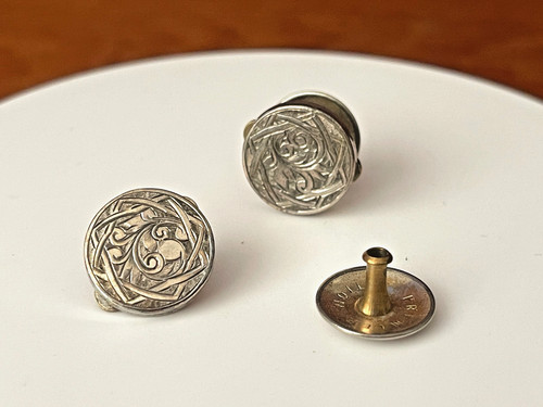 Antique george west cufflink - antique,