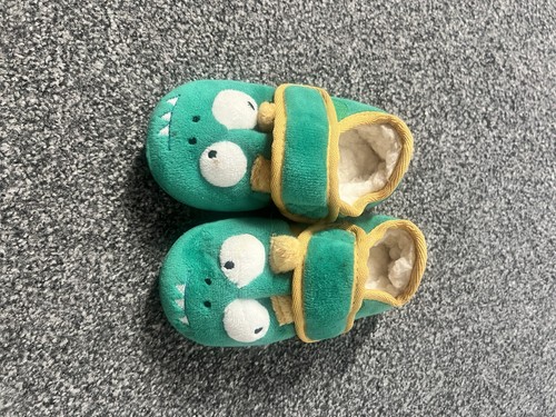 Toddler green slippers baby - green,