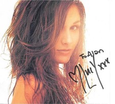 Lucy Pinder signed photo