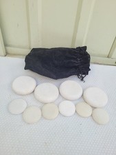 10PC ROYAL MASSAGE MARBLE COLD STONE SET -  MASSAGE ROCKS - COLD THERAPY G
