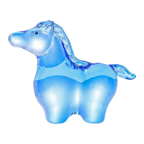Glass horse statue miniature - statue,