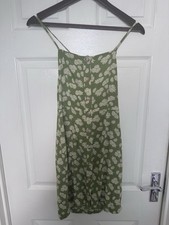 Topshop Green White Daisy