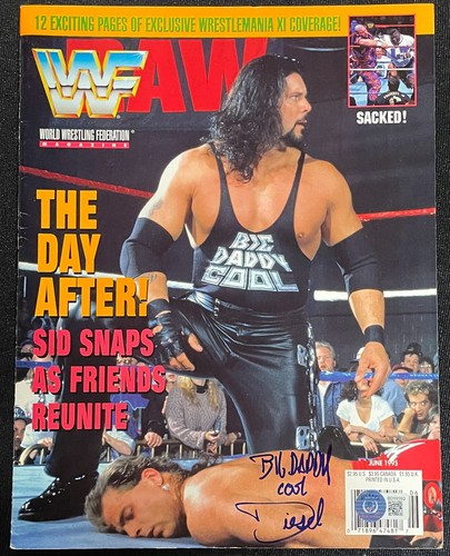 Kevin nash diesel signed wwf - diesel,