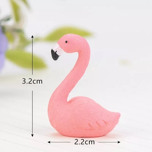 Flamingo ornaments miniature - ornaments,
