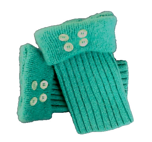 Fingerless gloves green - fingerless,