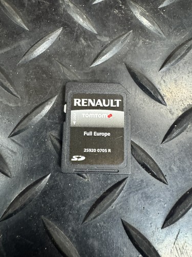 Renault sat nav - card, full