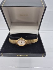 Accurist Ladies Gold Bangle