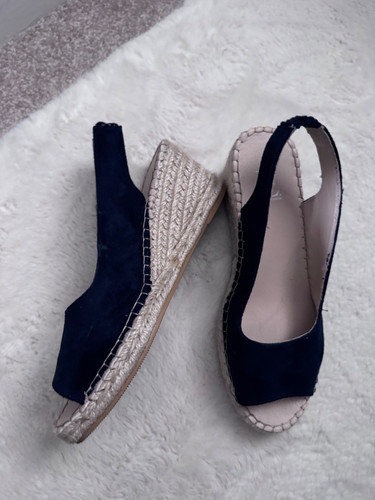 Shoes emma navy blue slip - emma,