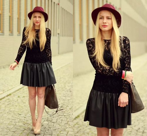 Rare zara black lace - black,