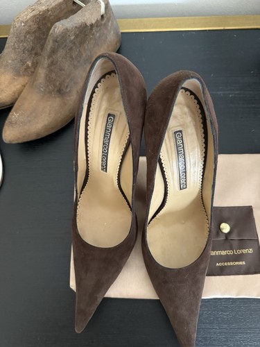 Gianmarco lorenzi brown - lorenzi, suede