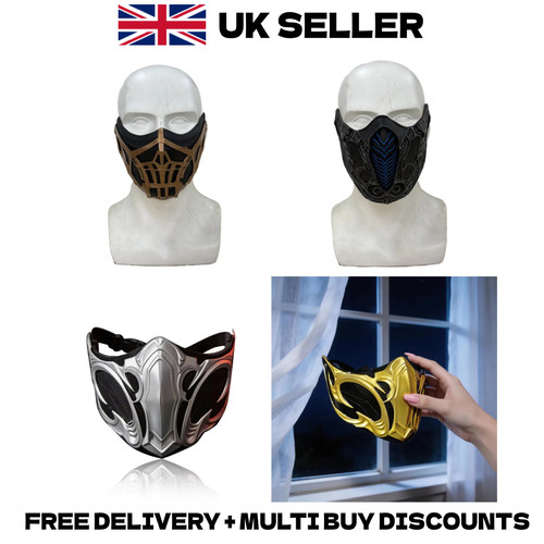 Mortal kombat cosplay mask - mortal,