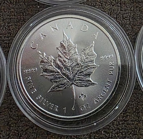 Canadian maple leaf silver - canadian,