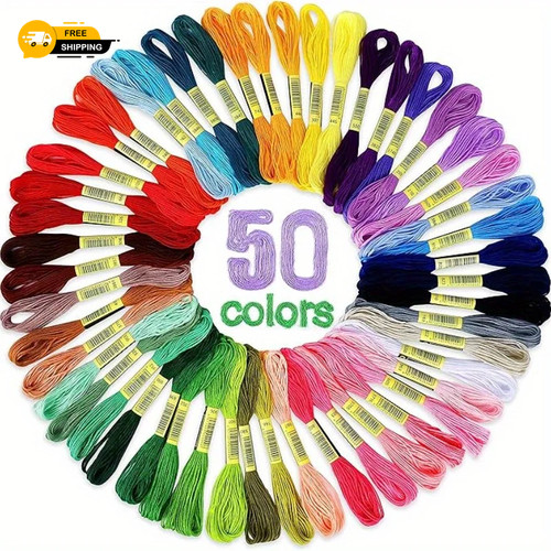 50x multi dmc colors cross - 50x,