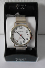 Wrist Watch Mens  classic dial quartz boxed new Thomas Calvi design free post