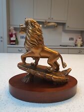 Lion King Walt Disney Cast Member 20 Years Bronze Statue
