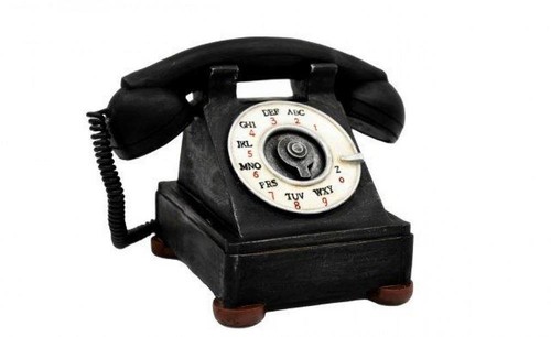 Vintage telephone money box - telephone,