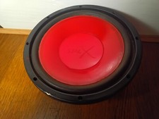 10" SPL Subwoofer Speaker Driver  Car Audio Red/Black SPLX Tested + Working