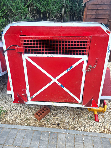 Red enclosed livestock - red,