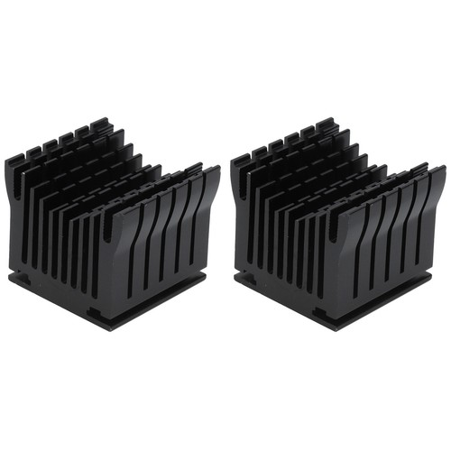 2pcs aluminium heatsink - aluminium, cooler
