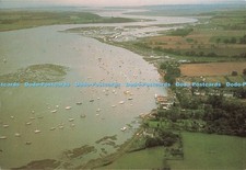 D257350 Aerial View of River Deben Looking Downriver To Felixstowe Ferry F W Paw