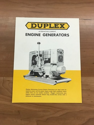 Vintage duplex engine - duplex,
