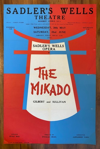 Mikado sadlers wells - sadlers, theatre