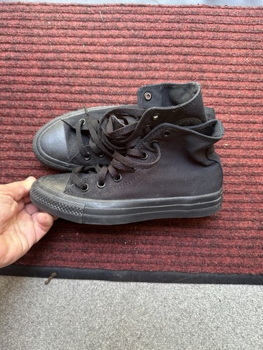 Black converse treiners shoes - converse,