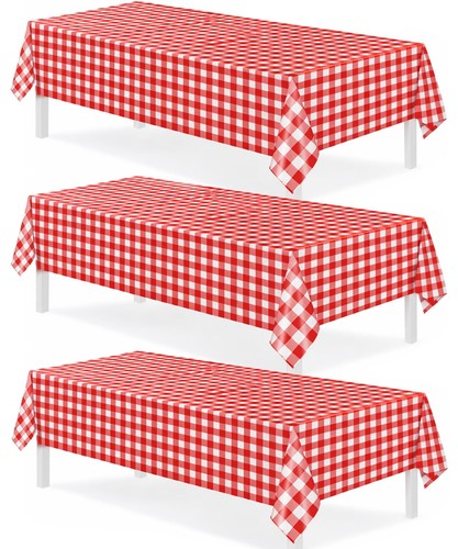 Red and white checkered - and,