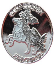 St George Pin Badge Saint Brooch