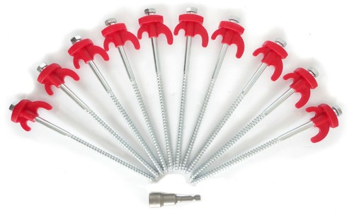Tent pegs screw hard - pegs,