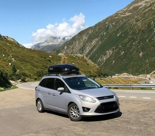 Roof box thule - box, bars