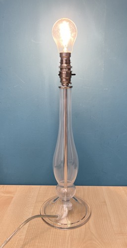 Elegant glass table lamp - table, 40cm