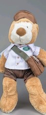 Land Rover Adventure Teddy Bear Collectible Soft Toy Plush - White Shirt Satchel