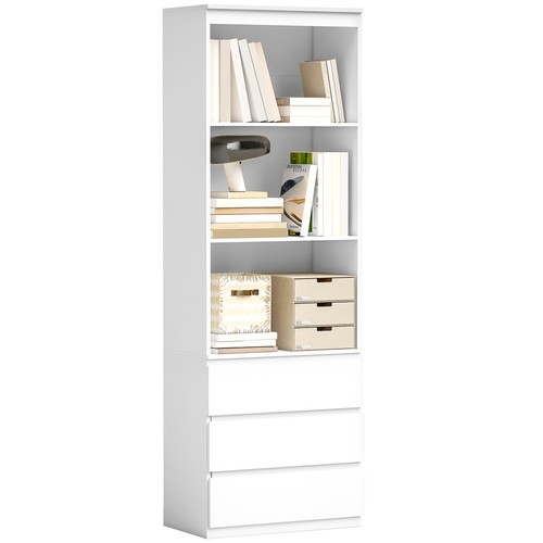 Homcom 180cm tall bookshelf - homcom,