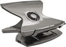 Port Designs Ergo Station Ergonomic Laptop Stand USB Hub, Cool Fan 109115