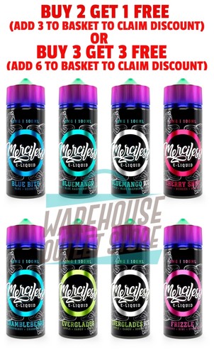 Merciless 100ml liquid vape - merciless,