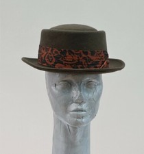 Gentlemans Khaki Felt Porkpie