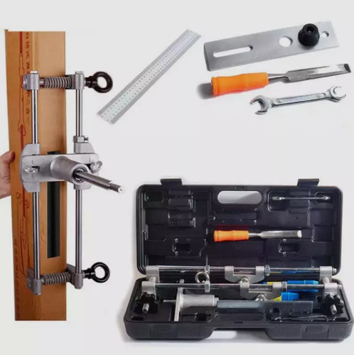 Door lock mortiser - fitting, jig