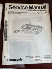 PANASONIC KX-F120 KXF120 FAX