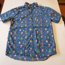 Next Christmas Shirt Top Blue