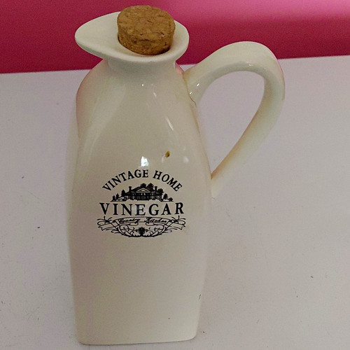 Vintage home vinegar ceramic - vintage,